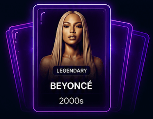 Legendary artist card: Beyoncé, 2000s